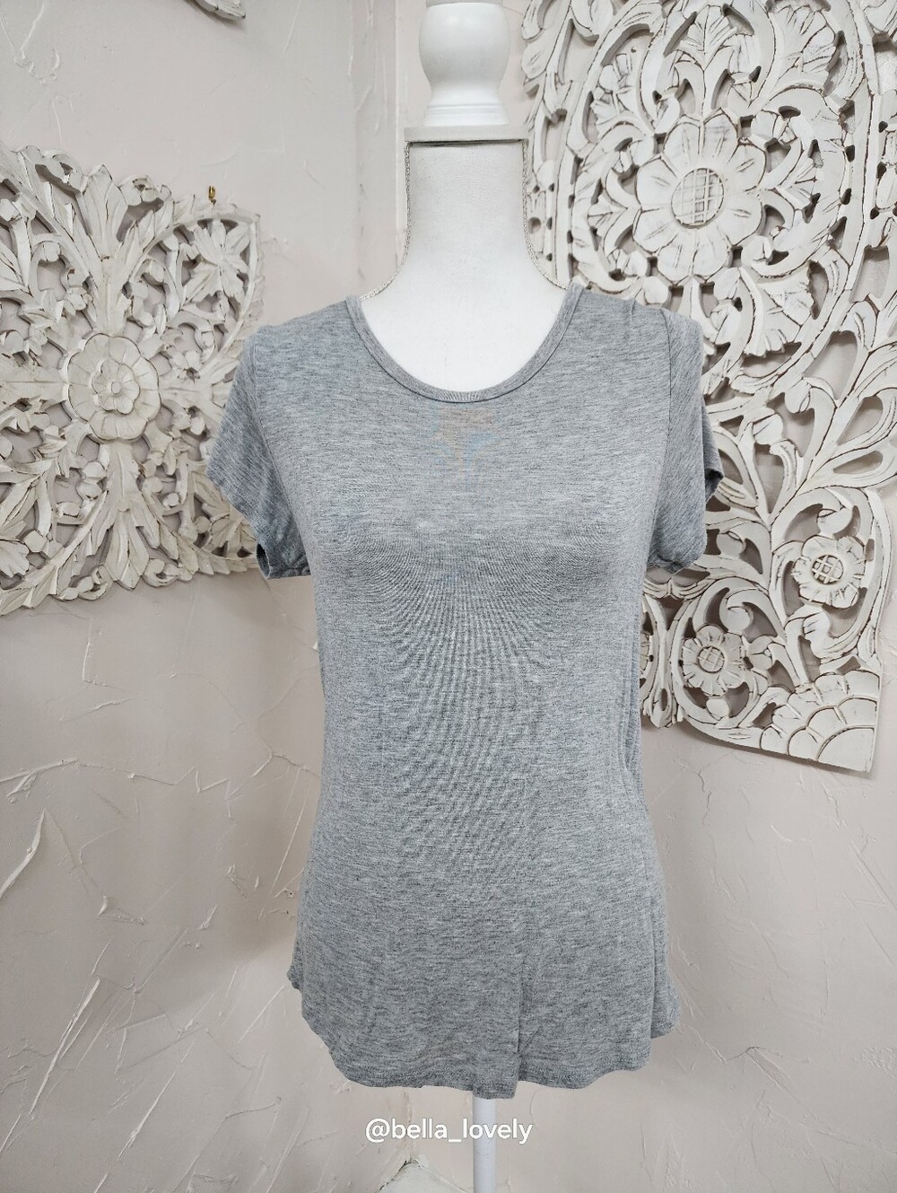 Soho Girls Gray Short Sleeve Crewneck Tee